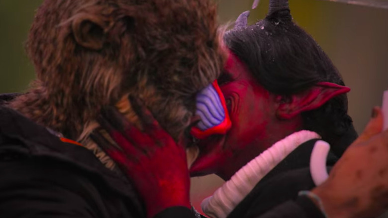 sexy beasts emma bennett kissing