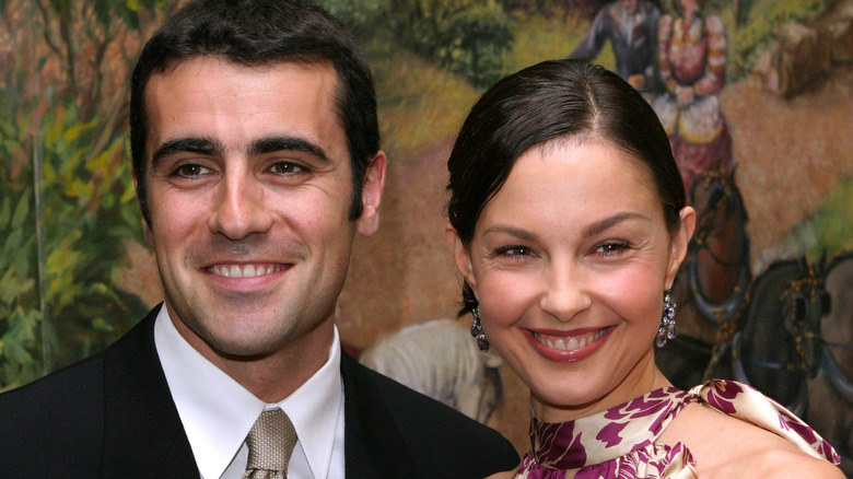 Ashley Judd and Dario Franchitti smiling
