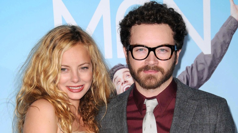 Bijou Phillips and Danny Masterson posing 
