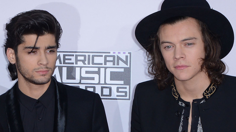 Malik and Styles on AMA red carpet 