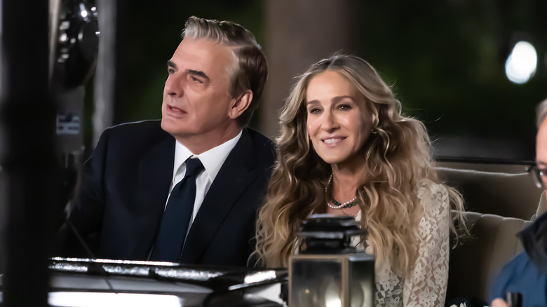 Chris Noth and Sarah Jessica Parker formalwear