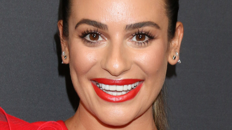 Lea Michele on the red carpet