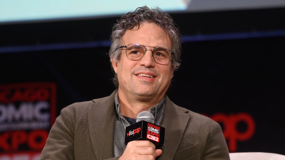 Mark Ruffalo speaking at C2E2 in 2020