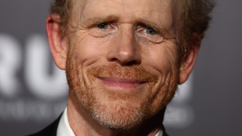 Ron Howard slightly smiling