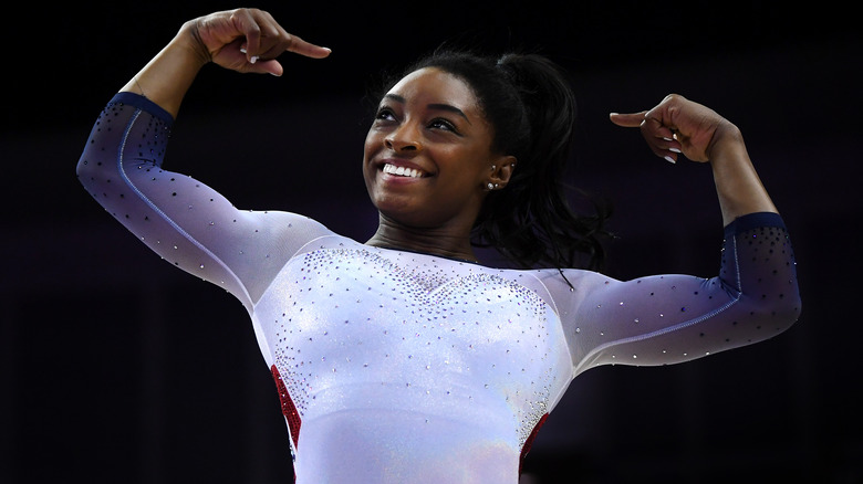 Simone Biles leotard