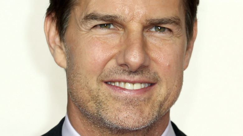 Tom Cruise at the 2018 "Mission Impossible -- Fallout" premiere
