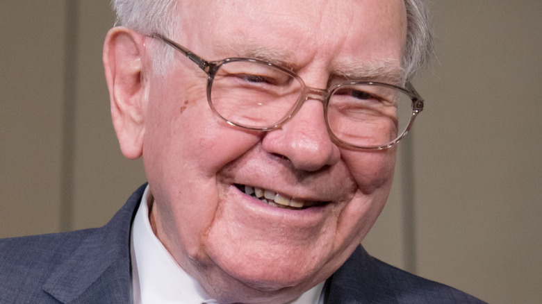 Warren Buffett smiling