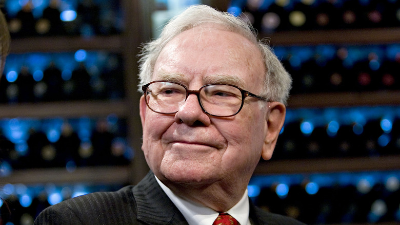 Warren Buffett smiling
