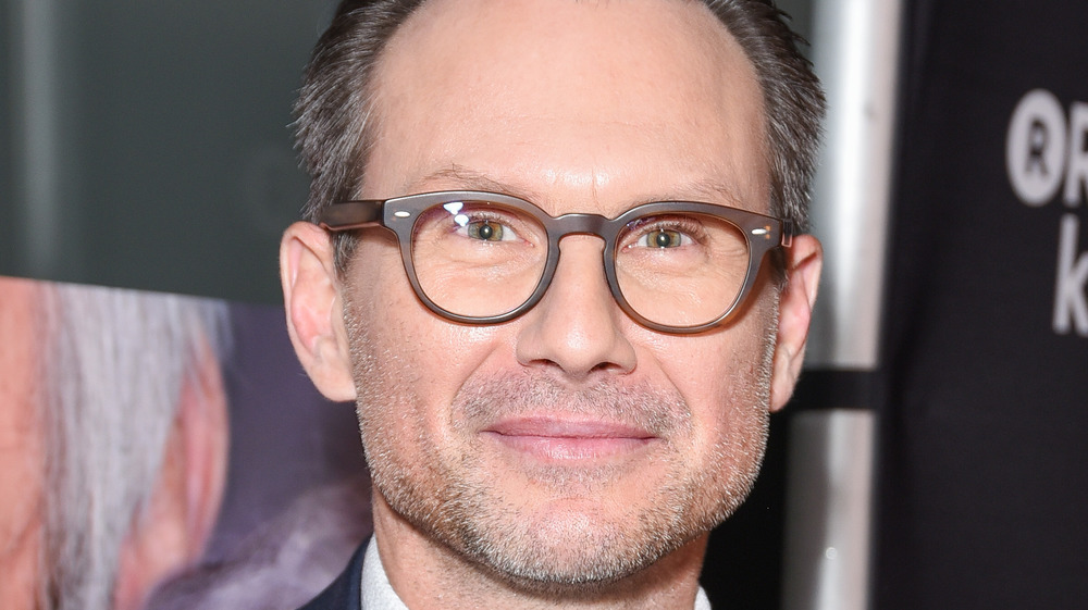 Christian Slater with glasses