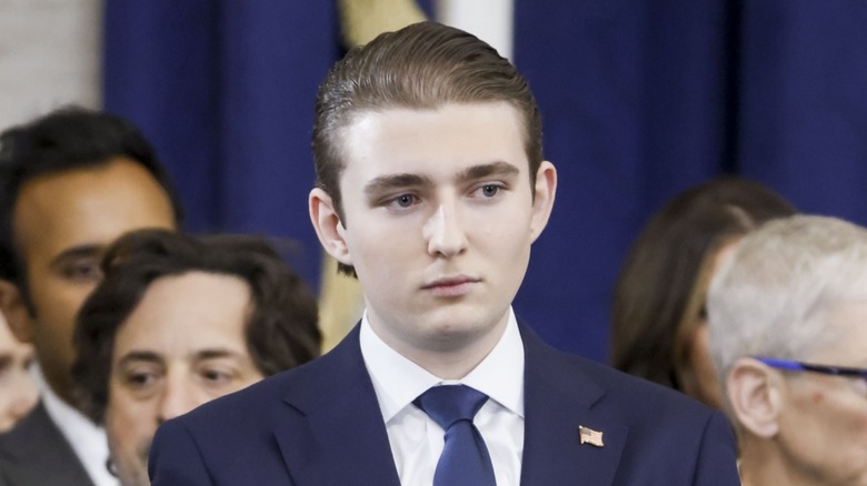 Barron Trump attends the inauguration of Donald Trump in Washington, DC (2025)