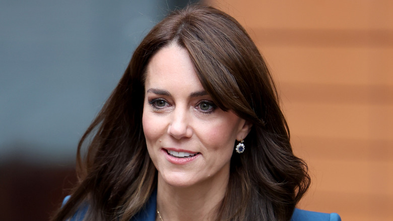 Kate Middleton smiling in close-up