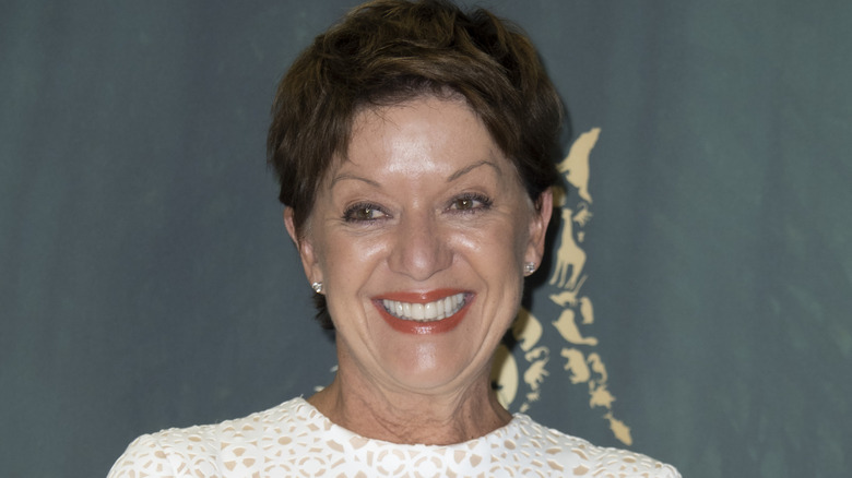 Sibylle Szaggars smiling