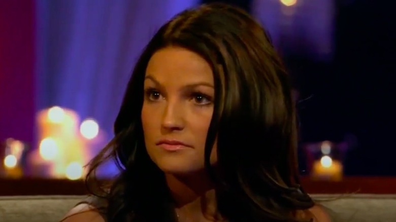 Screen shot of Tierra LiCausi during the Women Tell All special
