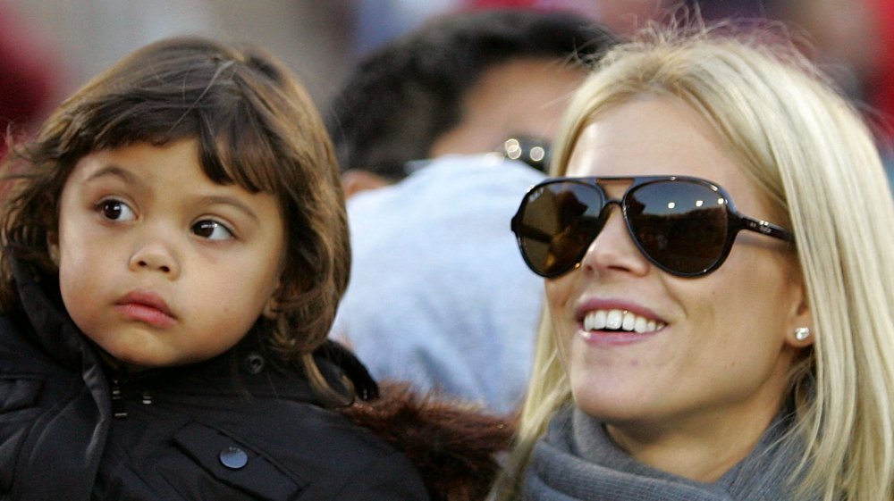 Elin Nordegren and daughter Sam
