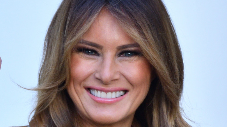 Melania Trump smiling