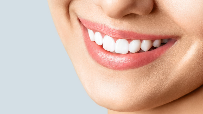 black woman smiling stock photo