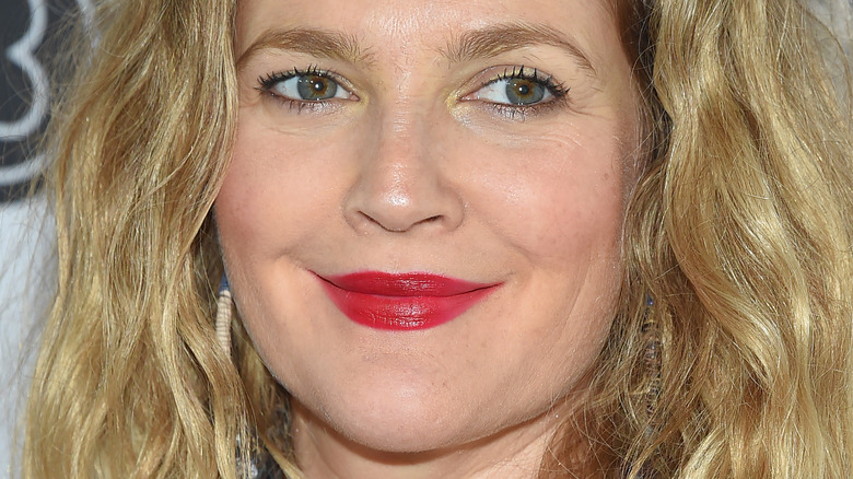 Drew Barrymore on the red carpet