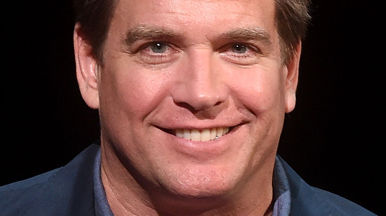 Michael Weatherly smiling