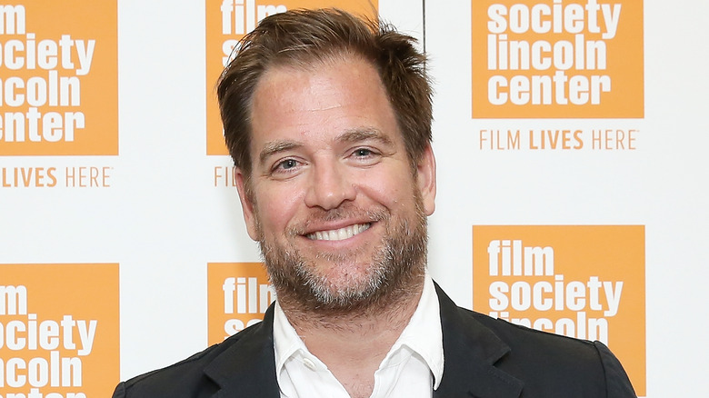 Michael Weatherly smiling