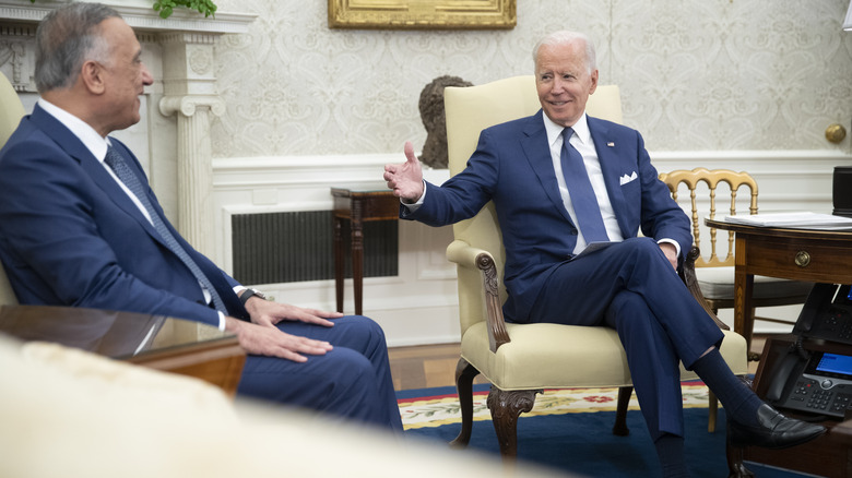 Joe Biden in the Oval Office 