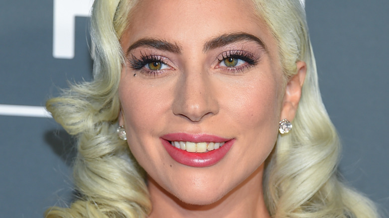 Lady Gaga smiling