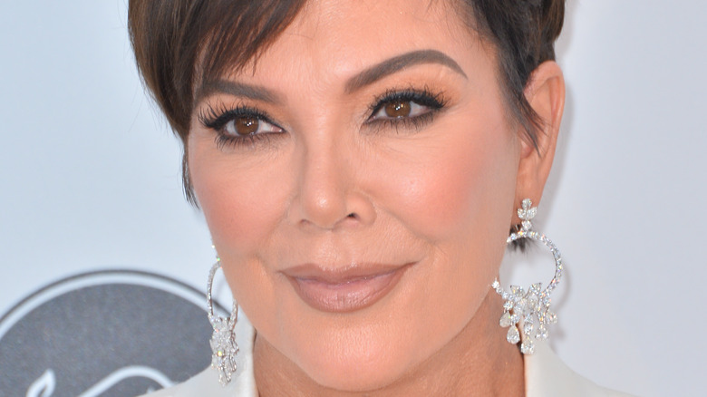 Kris Jenner grimacing