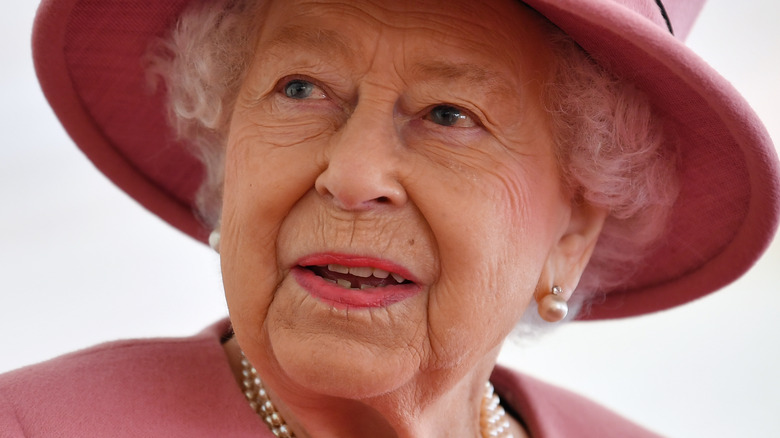 Queen Elizabeth II smiling