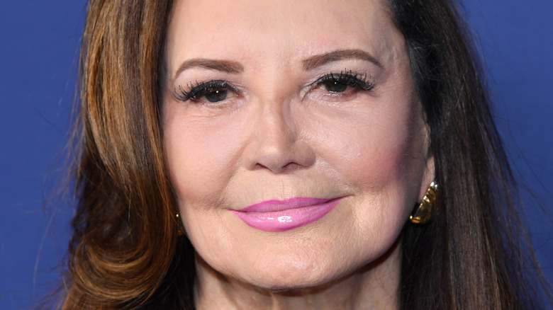 Patricia Altschul with pink lipstick