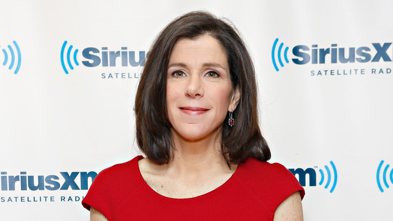 Alexandra Pelosi in red dress