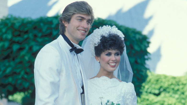 Marie Osmond and Steve Craig at their 1982 wedding.
