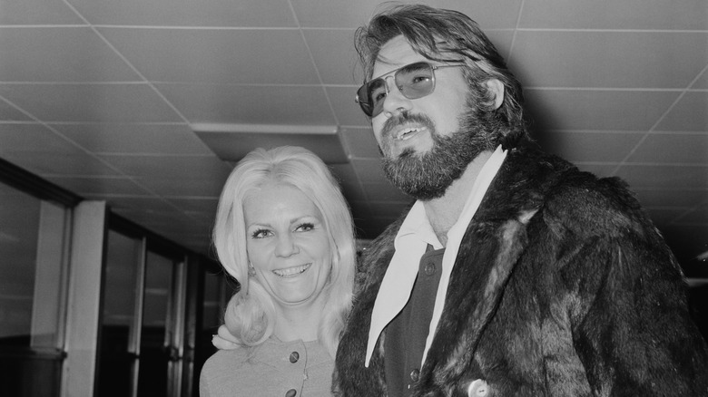 Kenny Rogers with third wife Margo Anderson.