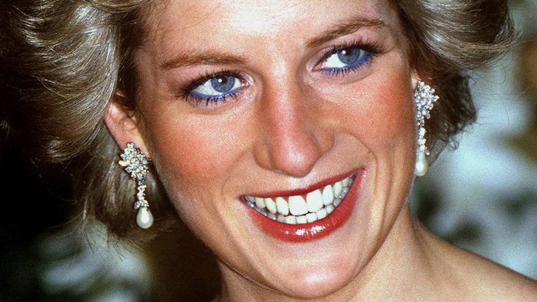 Princess Diana red lipstick