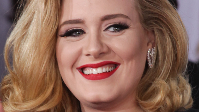 Adele on the red carpet