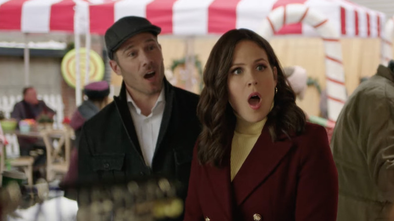 Luke Macfarlane and Erin Krakow on Hallmark Channel