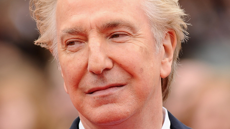 Alan Rickman at film premiere