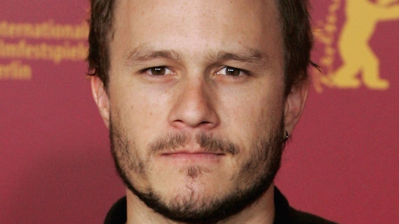 Heath Ledger on the red carpet 