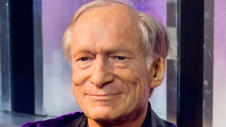 Hugh Hefner smiling