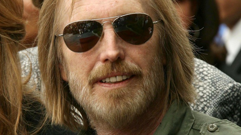 Tom Petty wearing sunglasses