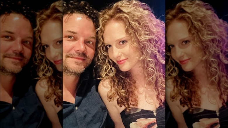Charles Berard and Abigail Anderson in a selfie