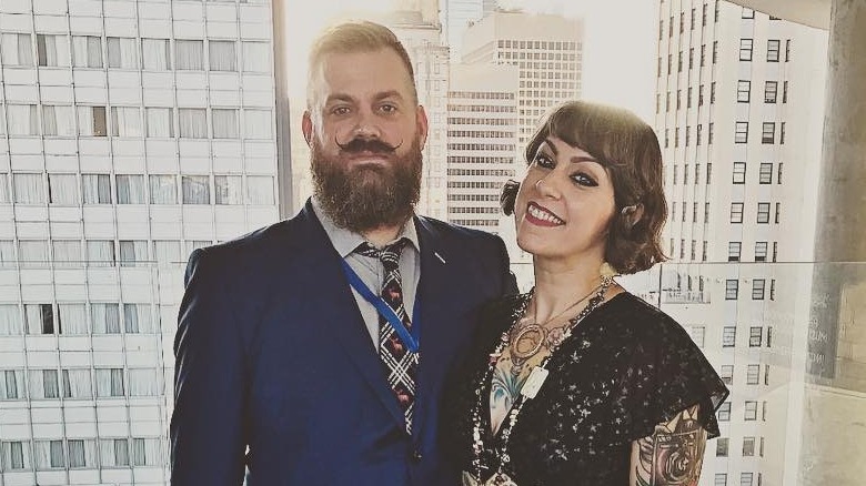 American Pickers star Danielle Colby and fiance Jeremy Scheuch in a photo from Instagram