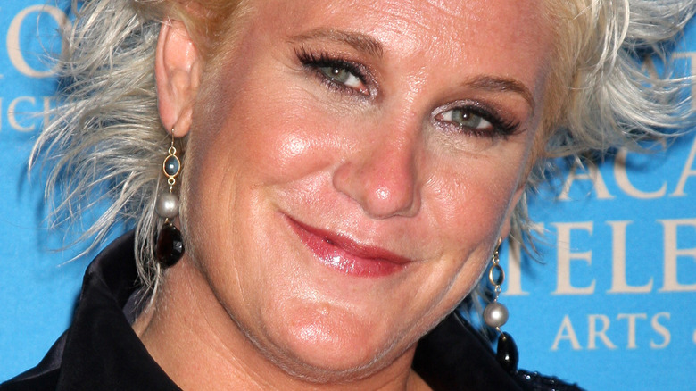 Anne Burrell on the red carpet