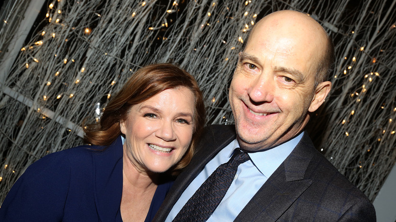 Mare Winningham and Anthony Edwards smiling