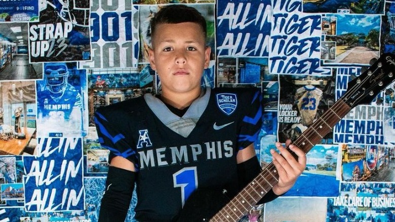 Baby Gronk University of Memphis jersey