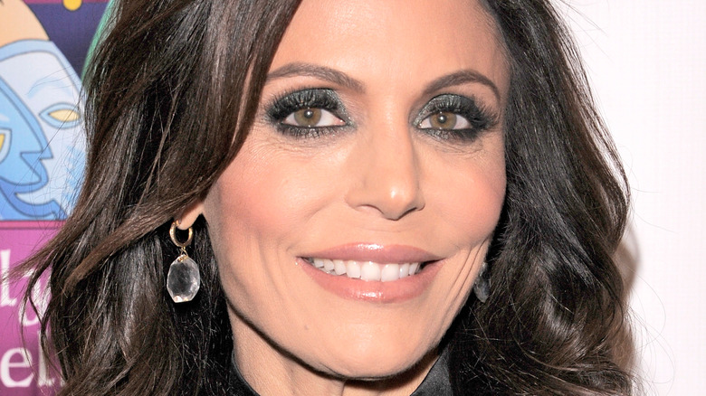 Bethenny Frankel with heavy eye make up