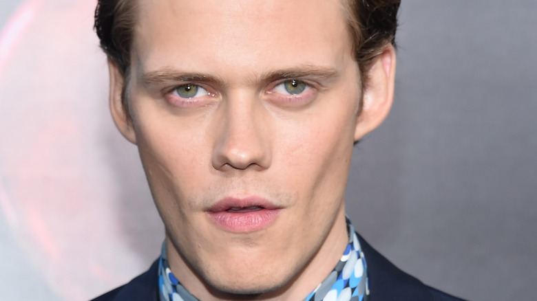 Bill Skarsgård posing for photo