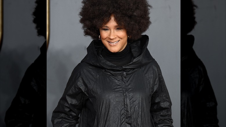 Golda Rosheuvel smiles