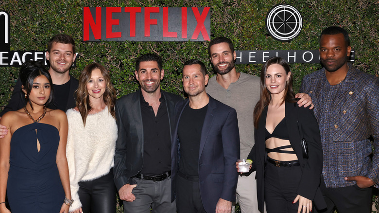 Jon Grauman with group at Netflix premiere