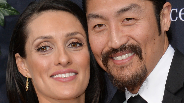 Brian Tee, Mirelly Taylor smiling