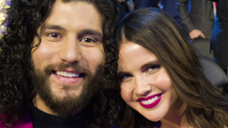 Dan Smyers and Abby Law attend the Grammys