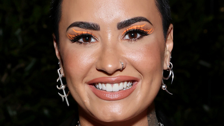 Demi Lovato smiles for a photo